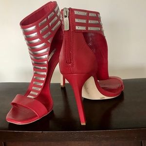 Red BCBG Heels